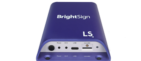 BrightSign LS424 interactieve mediaplayer van zwart-av