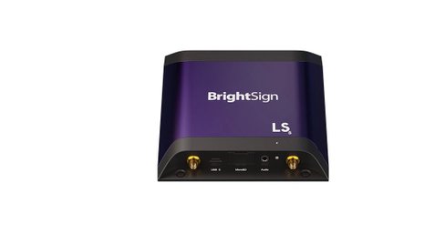 BrightSign LS445 interactieve 4K mediaplayer van zwart-av