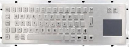 RVS keyboard met keypad