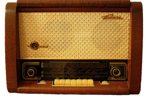 audioplayer met oude radio