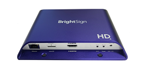 Brightsign mediaplayer HD224 van Zwart-A